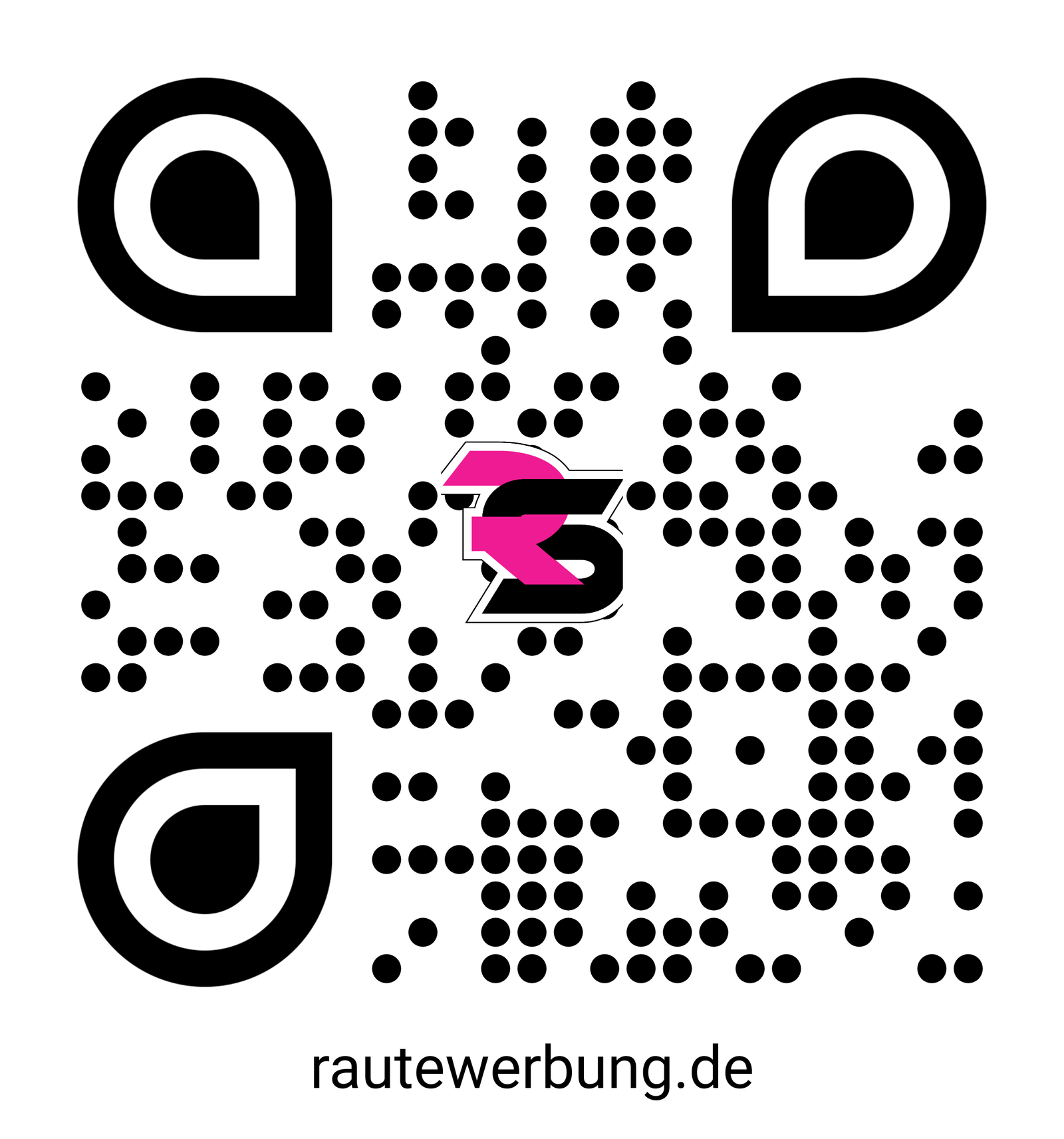 QR Code Rautewerbung
